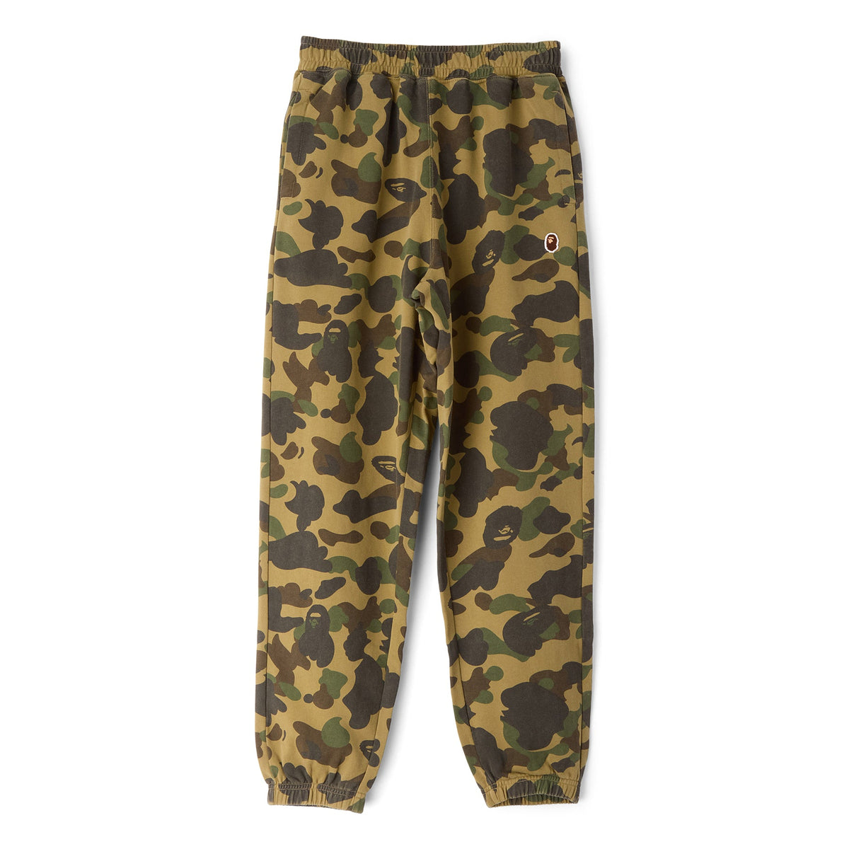 A Bathing Ape 1ST Camo One Point Relaxed Fit Sweat Pants (Green)