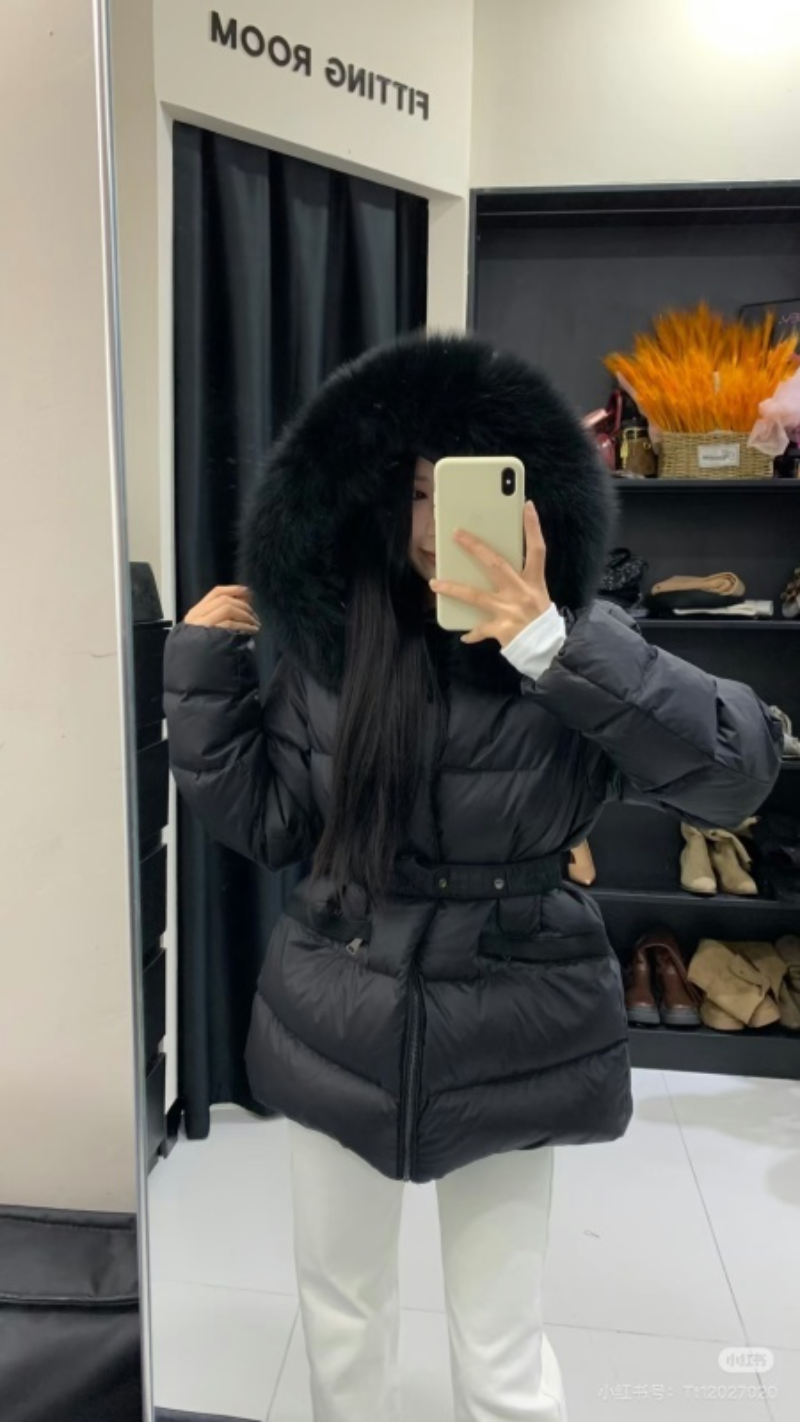 110307  Women's new hooded short down jacket   Top  quliaty 1:1  clothing